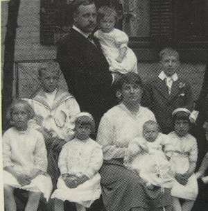 La famille de Jules-Alexandre Duchastel de Montrouge, vers 1920